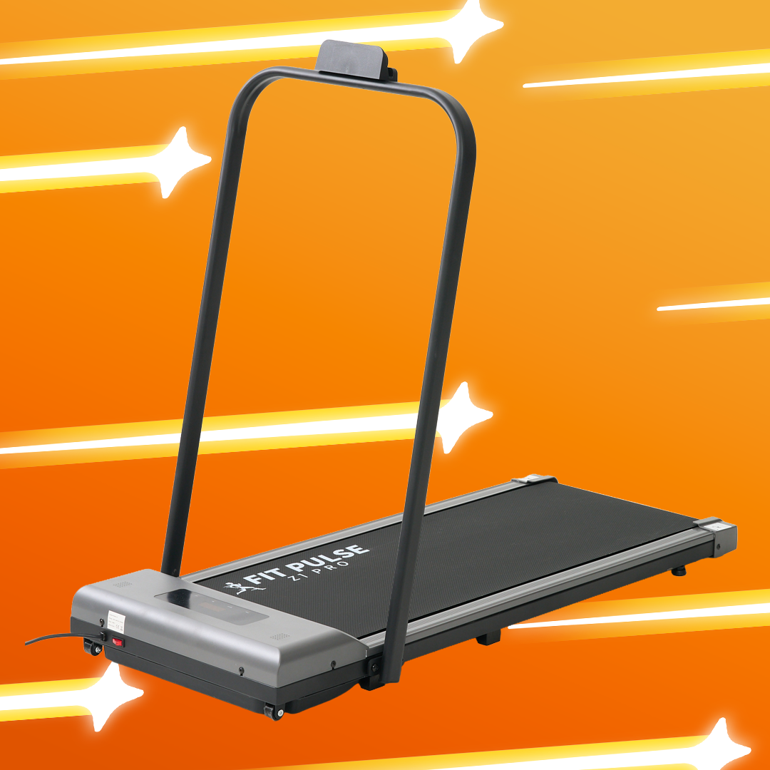 0-14km/h Capable Walking Pad with Foldable Handle, Incline Clips and Brushless Motor