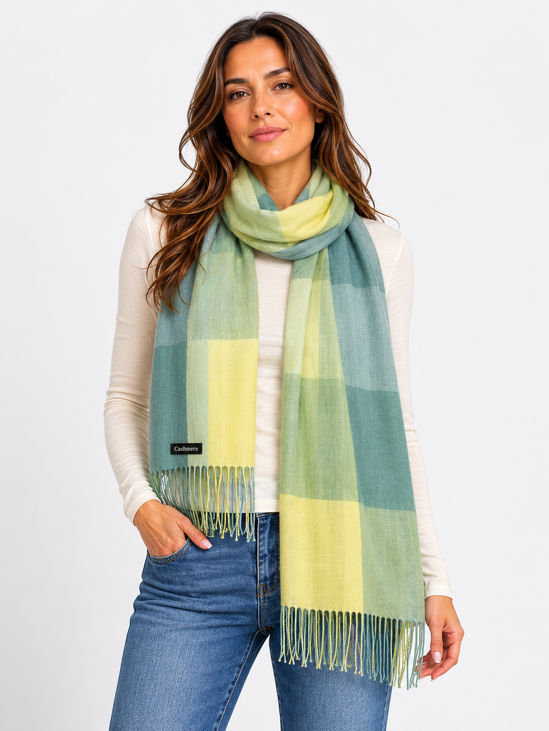 30% off on Ladies Lightweight Plaid Scarf | OneDayOnly