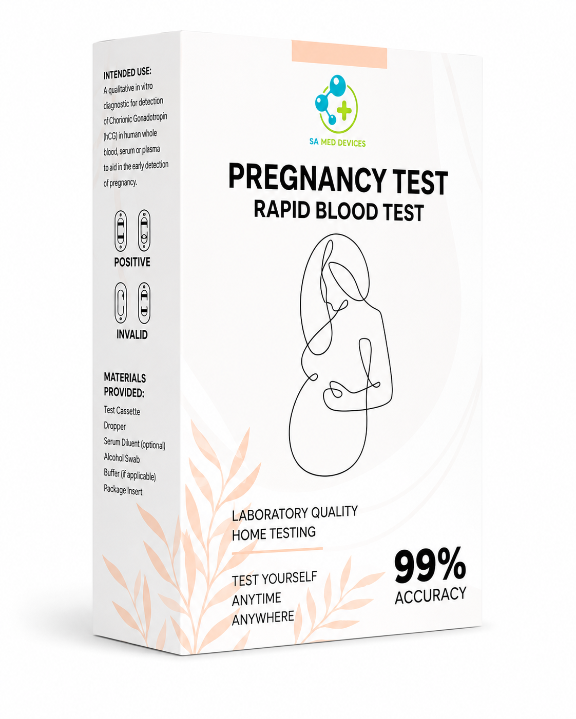 6x Pregnancy Home Blood Test Kits