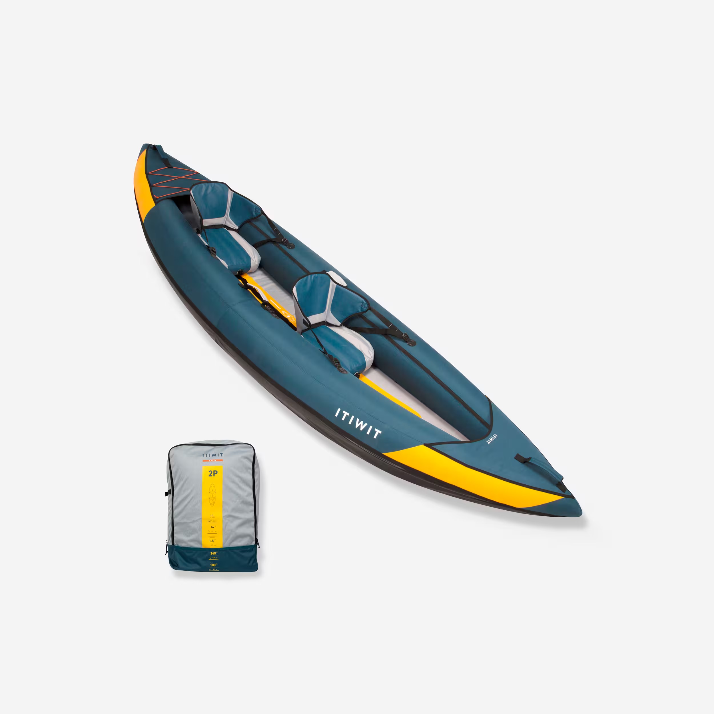 1-2 Person Inflatable Canoe Kayak