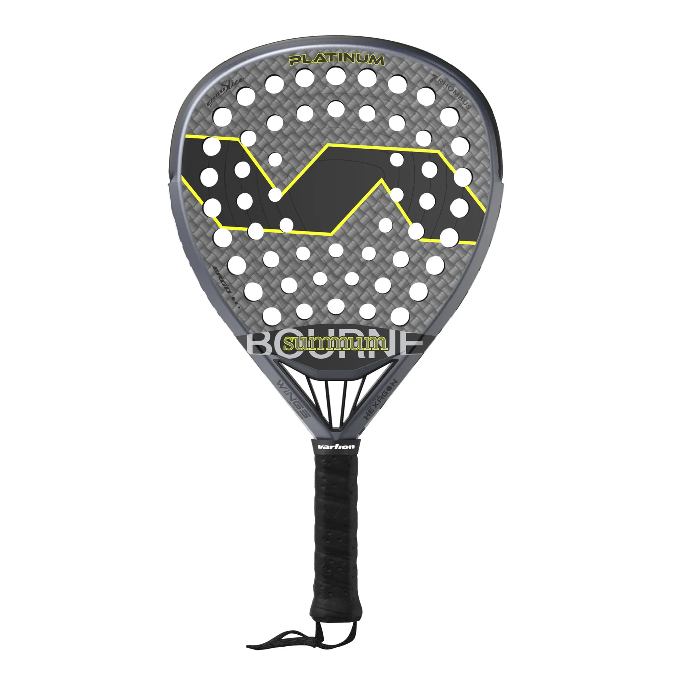 Bourne Carbon Platinum Hybrid Padel Racket