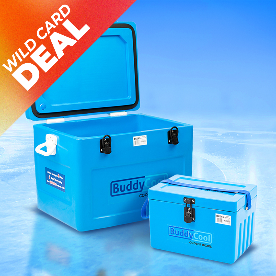 65L and 15L Cooler Boxes in Blue