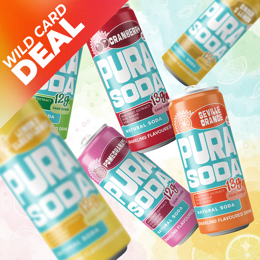 Pura Soda 24x 300ml Low Sugar Sodas — R249 on OneDayOnly (was R370)