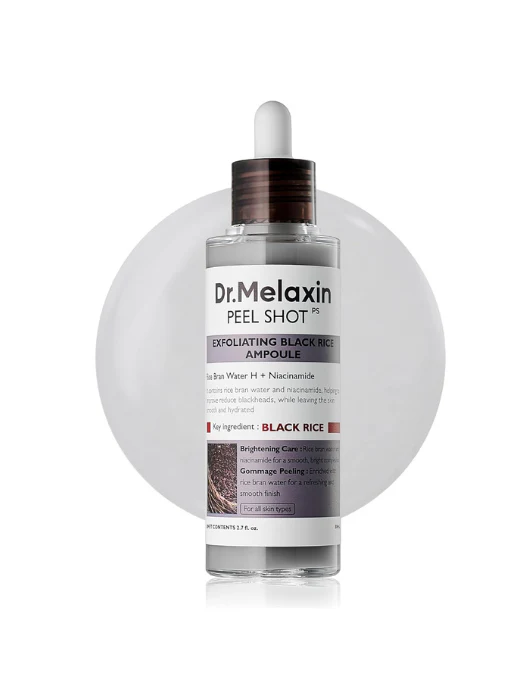 80ml Peel Shot Exfoliating Black Rice Ampoule