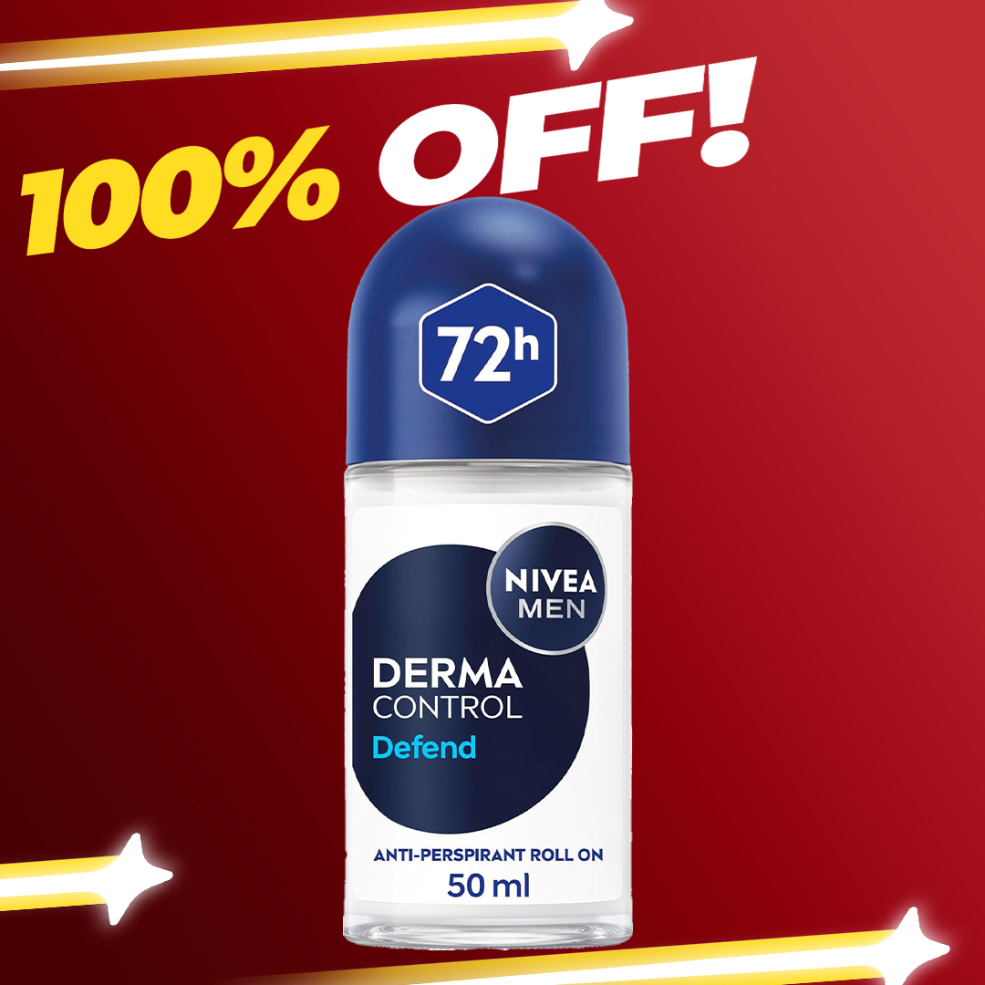 50ml Men's or Ladies Derma Control Defend Roll On