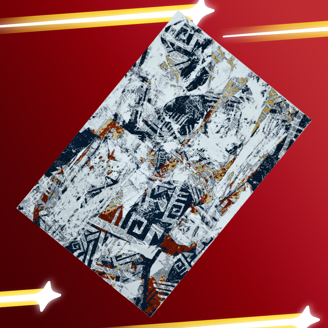 Revolt Mural Abstract Rug