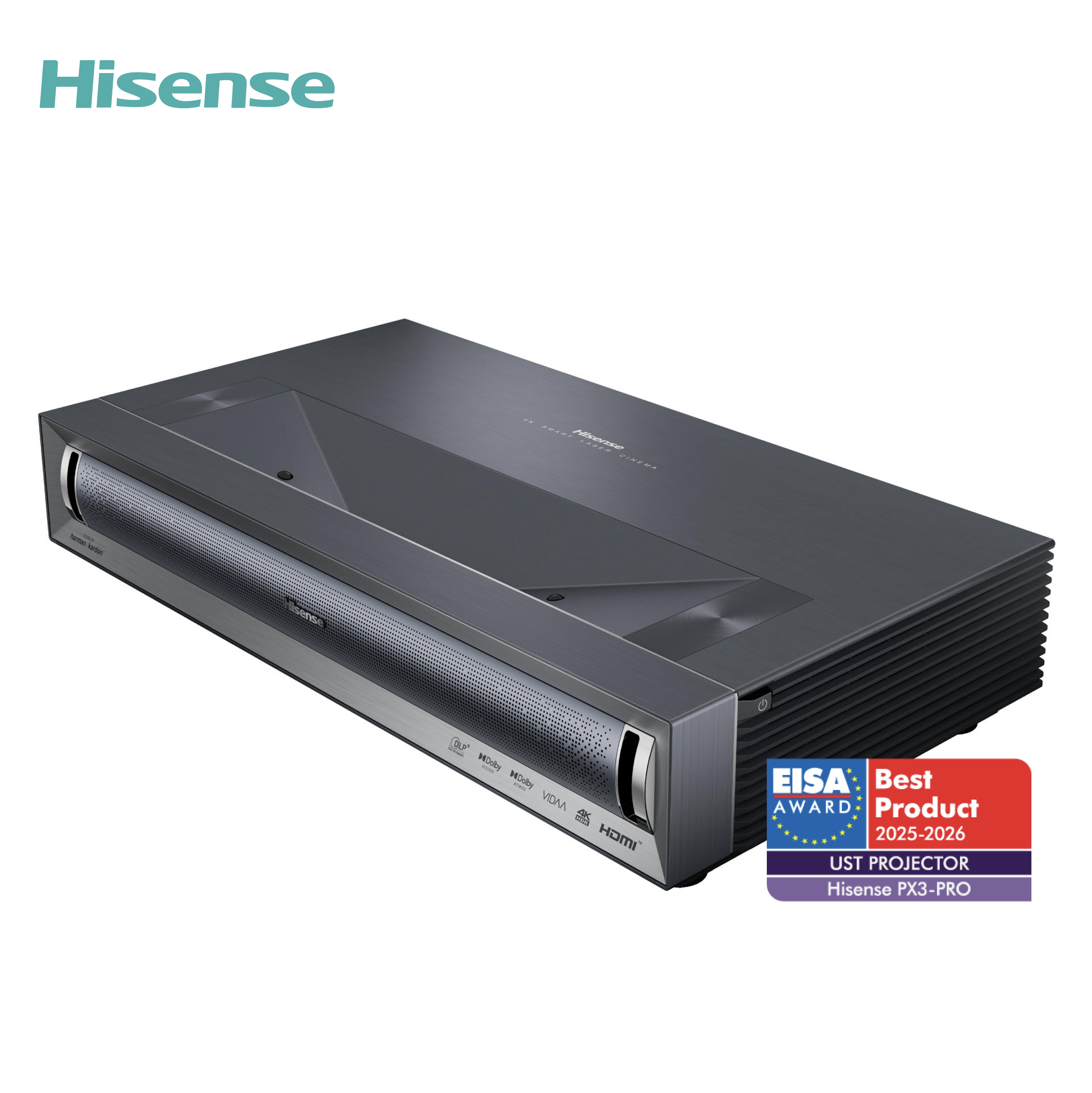 4K Ultra Short-Throw TriChroma Laser Projector (Model: PX3-PRO)