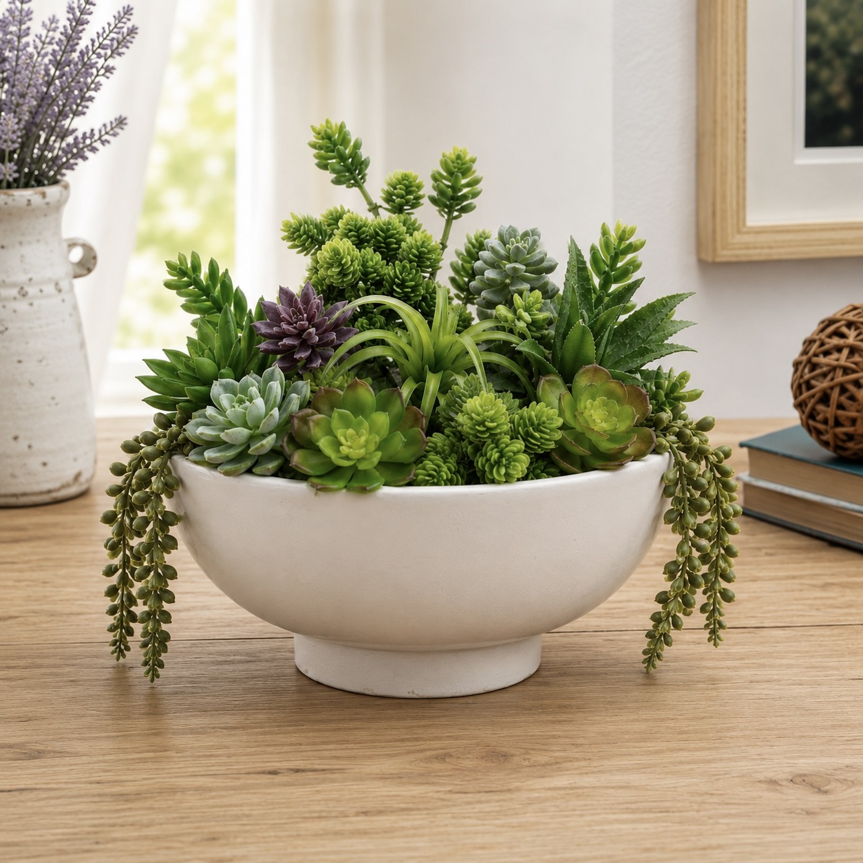 19-Piece Artificial Succulent Plant Set