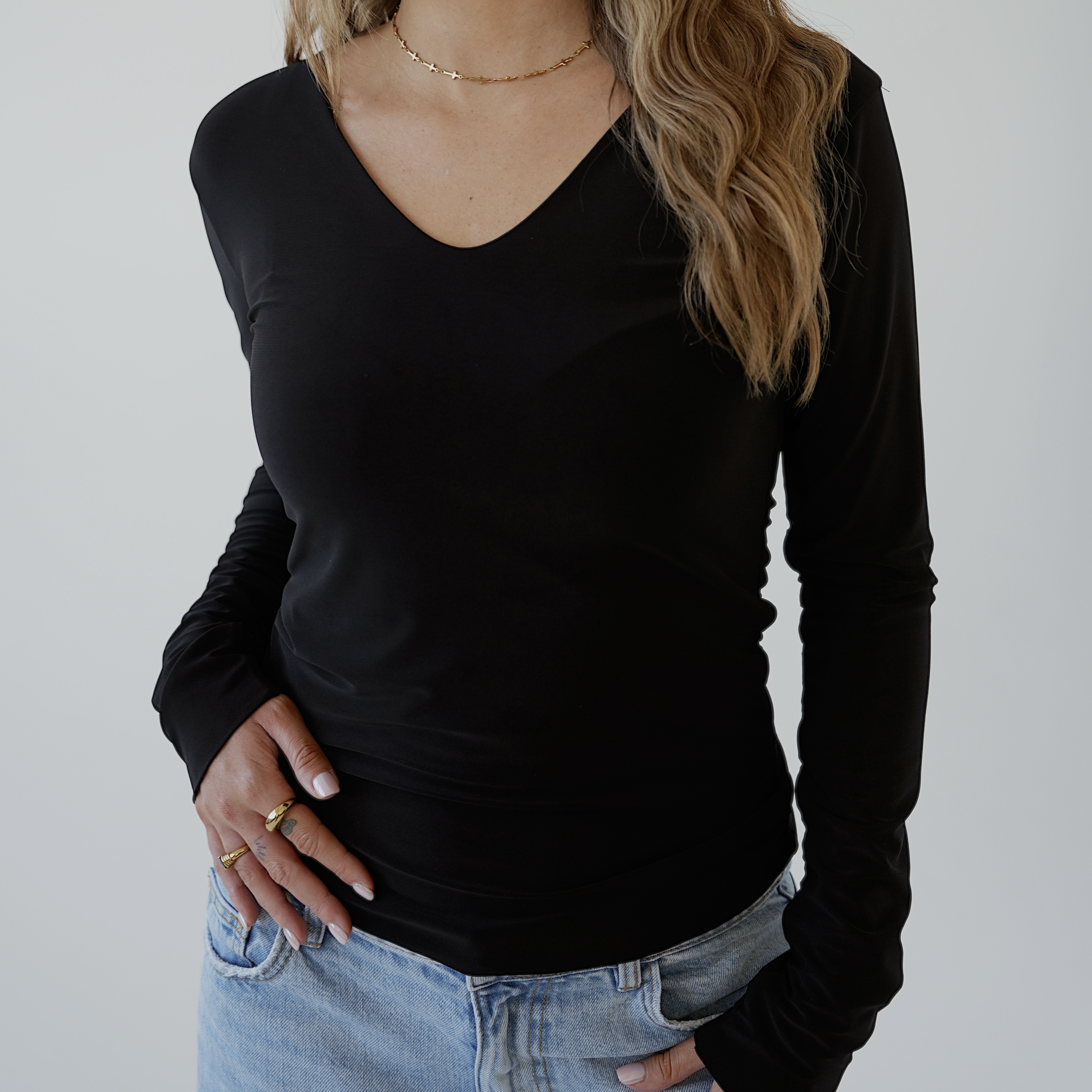 Ladies V Neck Top