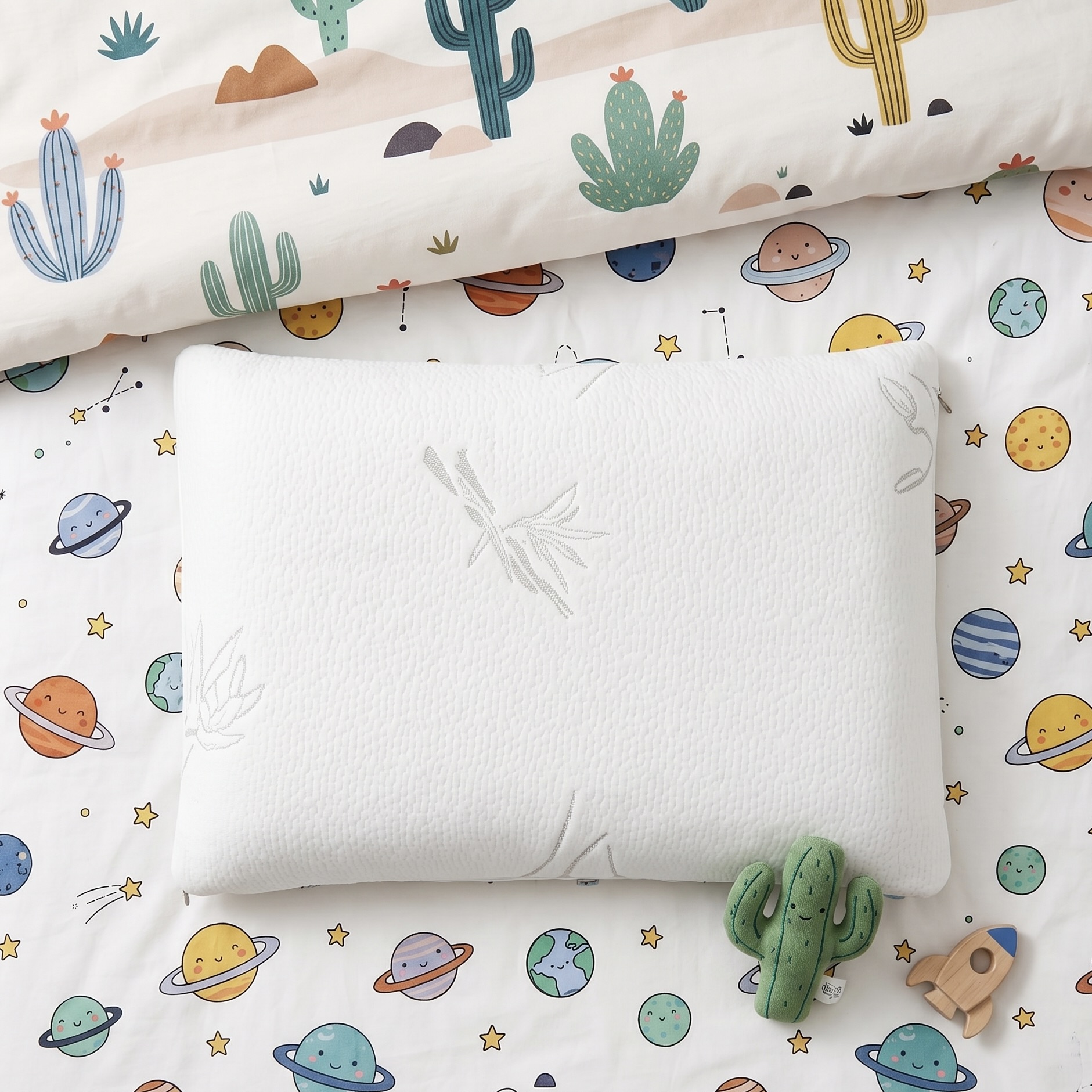 Kids Memory Foam Pillow with 5 Year Guarantee