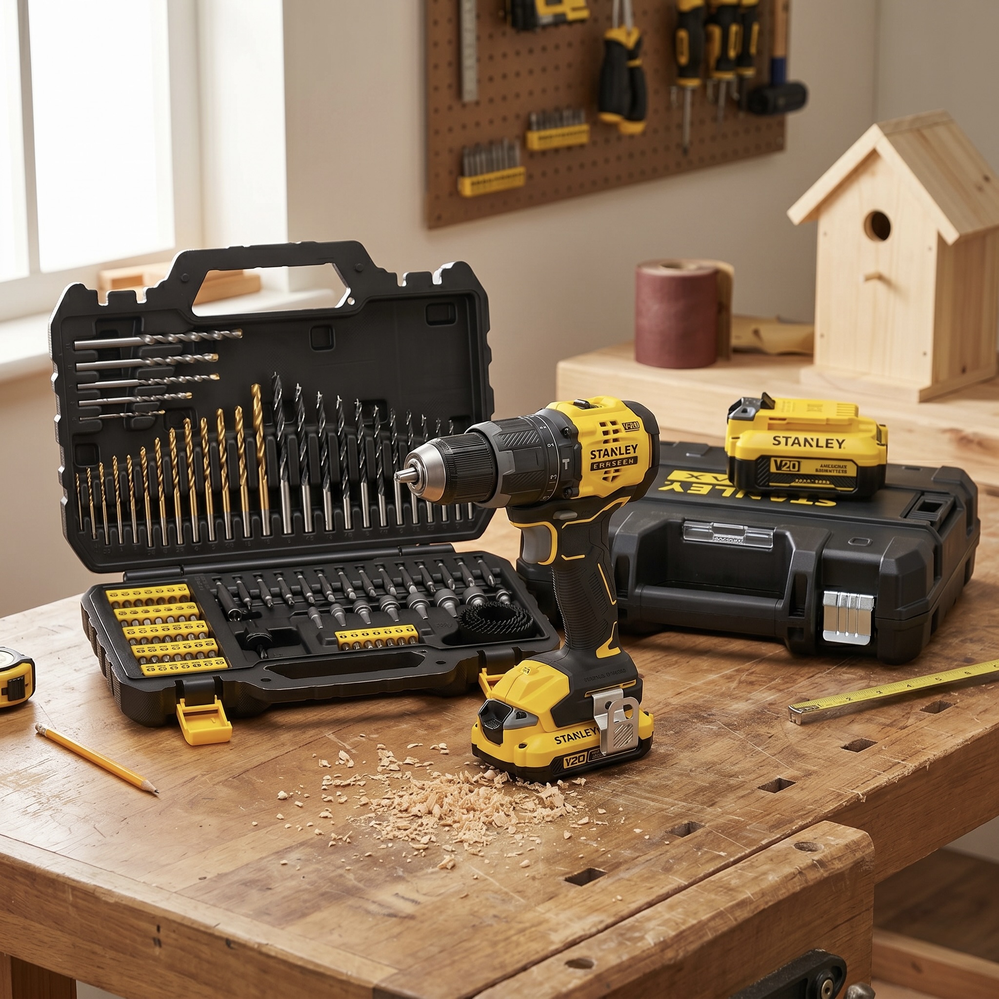 Fatmax ® V20 Brushless Hammer Drill Bundle (Model: SFMCD716D1T-QW)