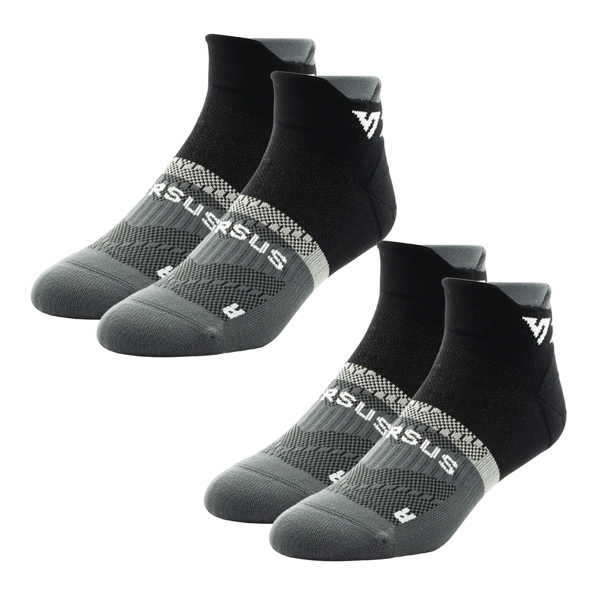 2x Pairs of Unisex Titanium Ankle Socks