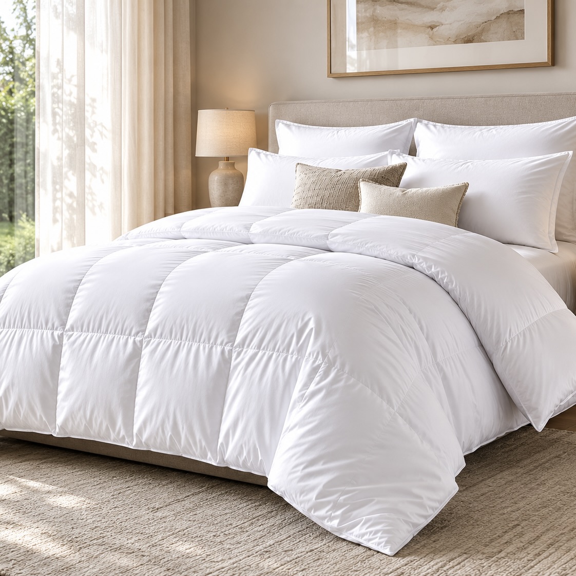 233TC Microfibre Downproof Duvet Inner