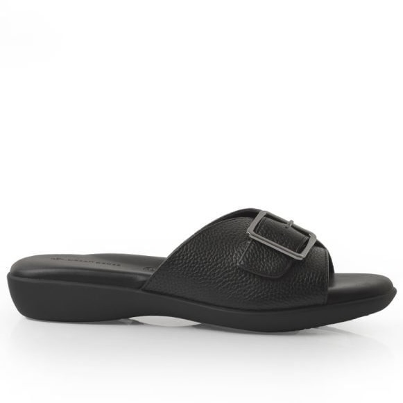 Ladies Genuine Leather Buckle Sandals