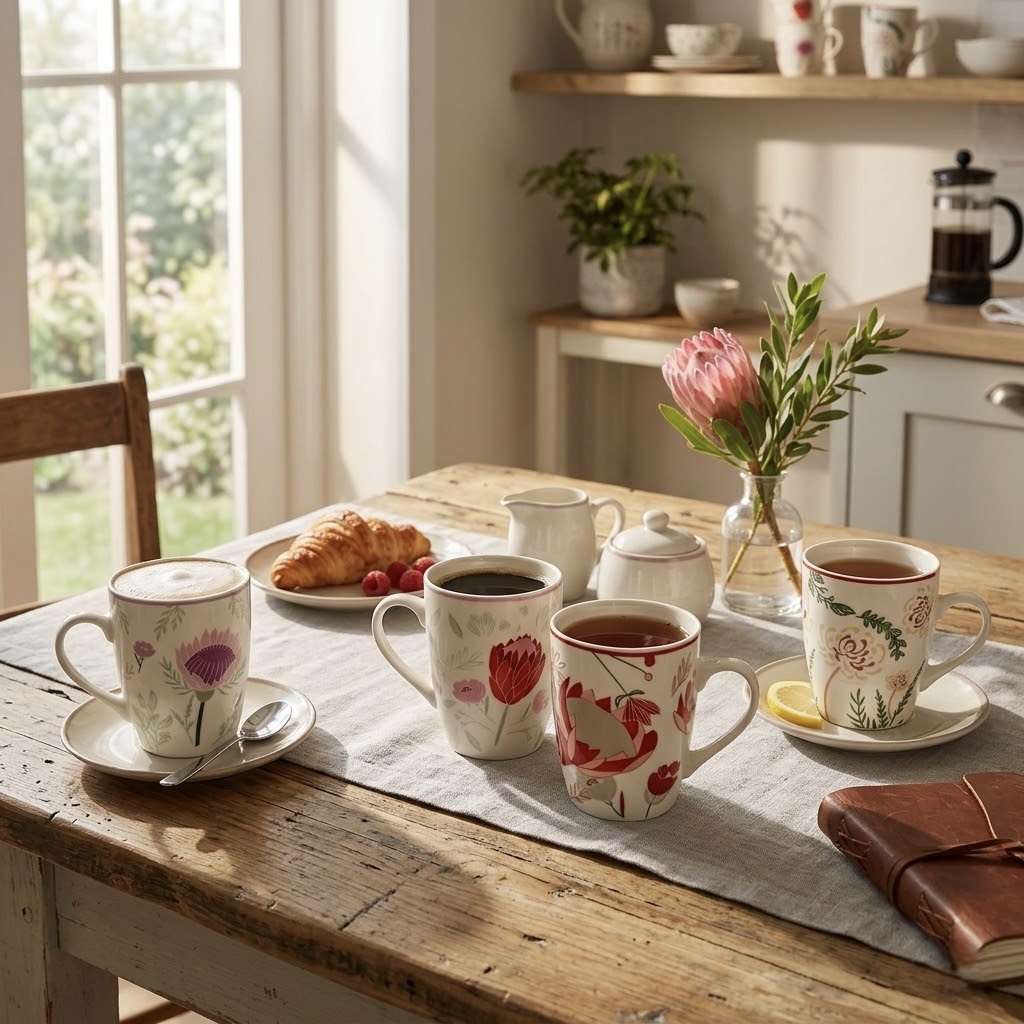 4x 250ml Cederberg Mugs