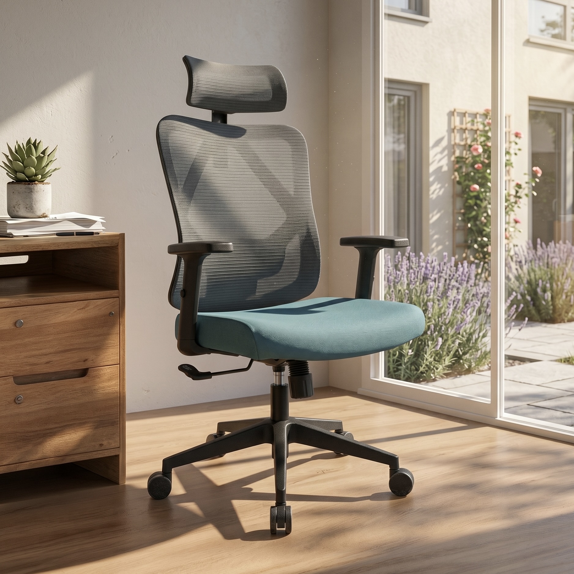 Bogard Ergonomic Mesh Office Chair with Headrest