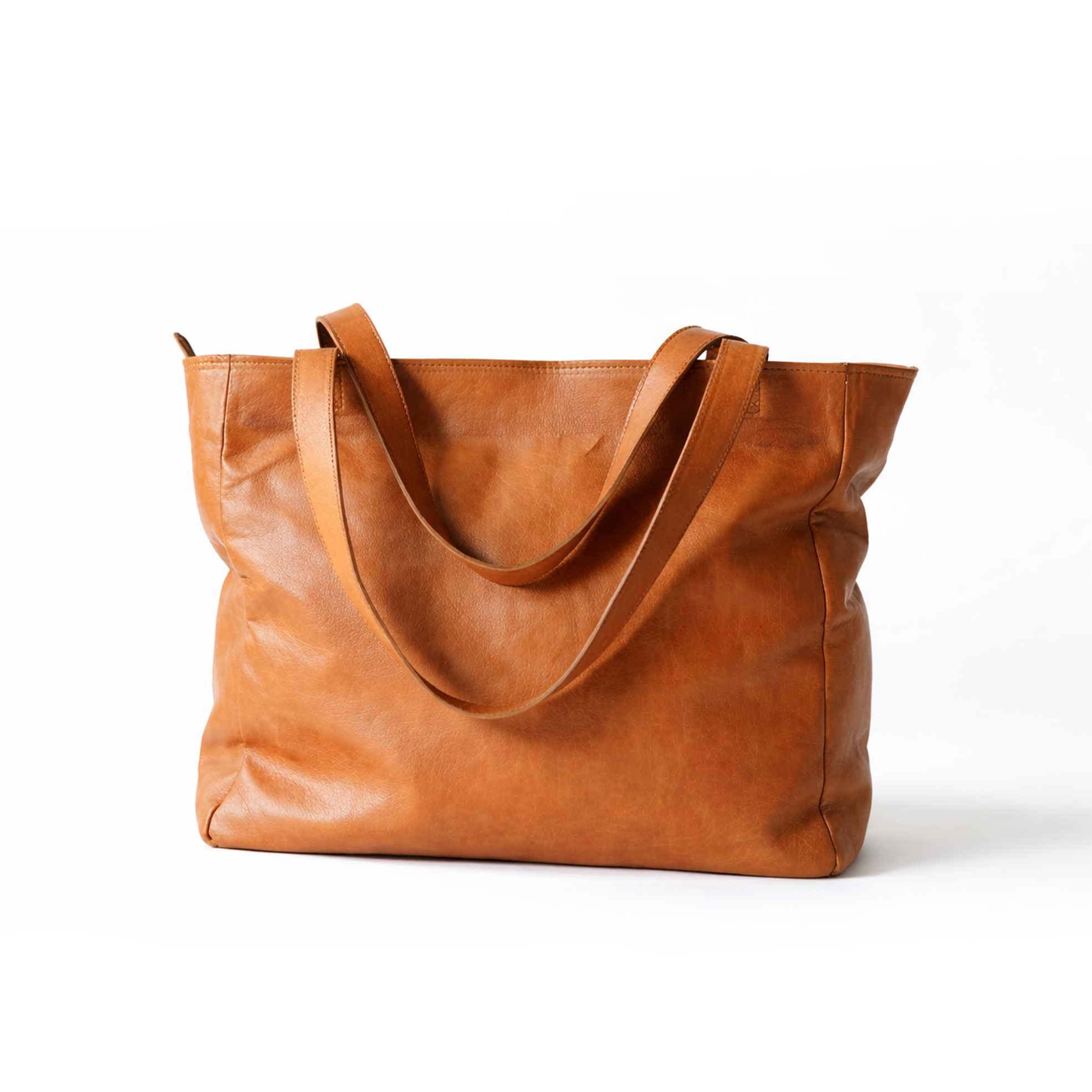 Genuine Leather Storm Shopper Tote