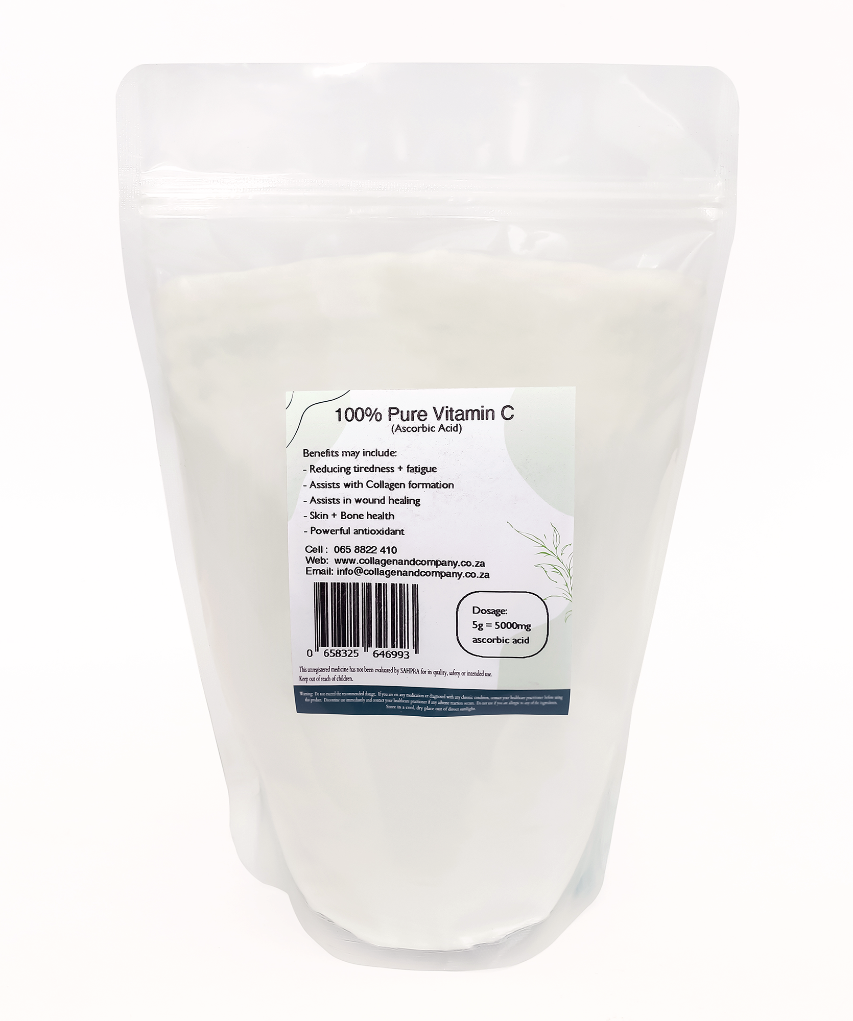 500g Pure Vitamin C Powder