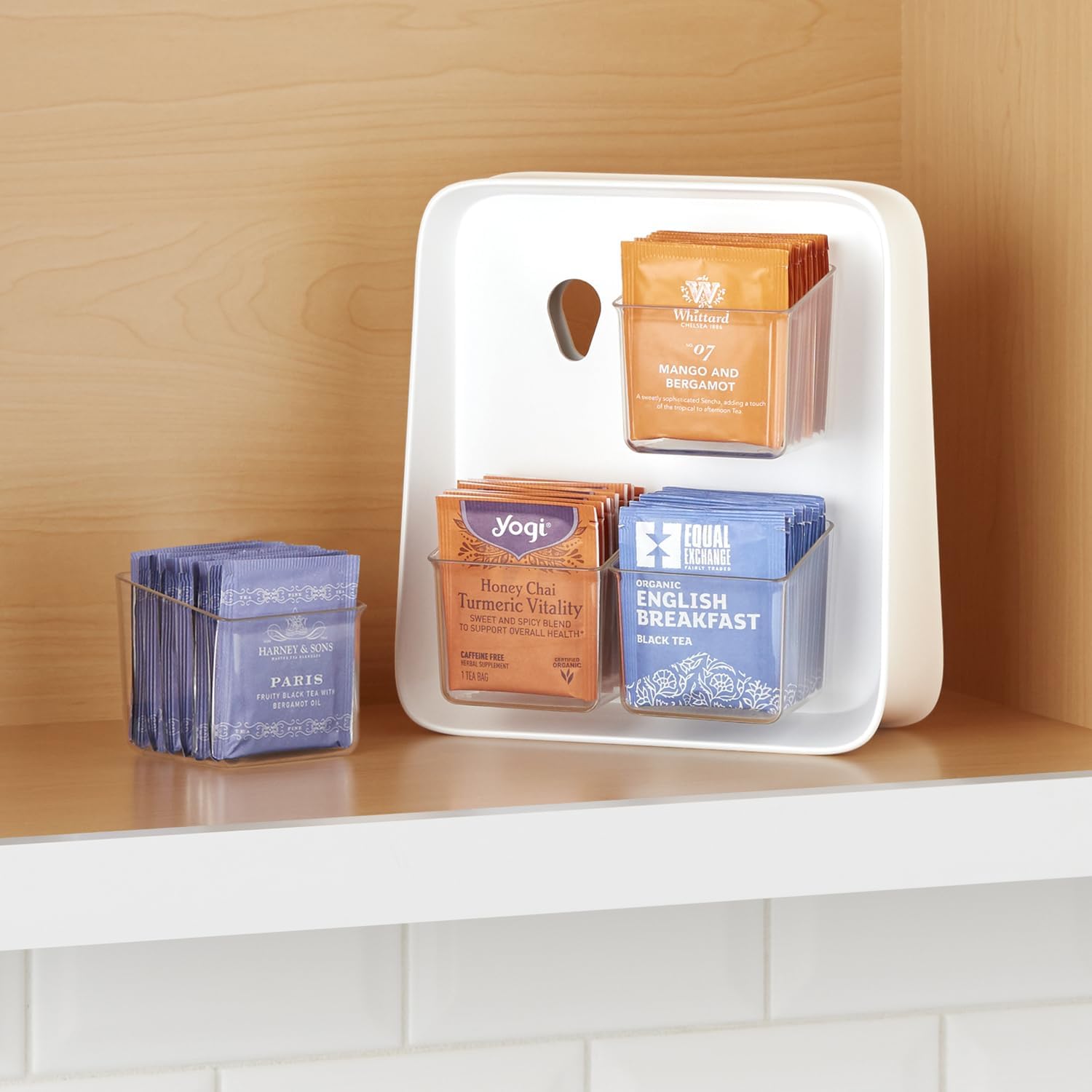Tea Bag Cabinet Organiser