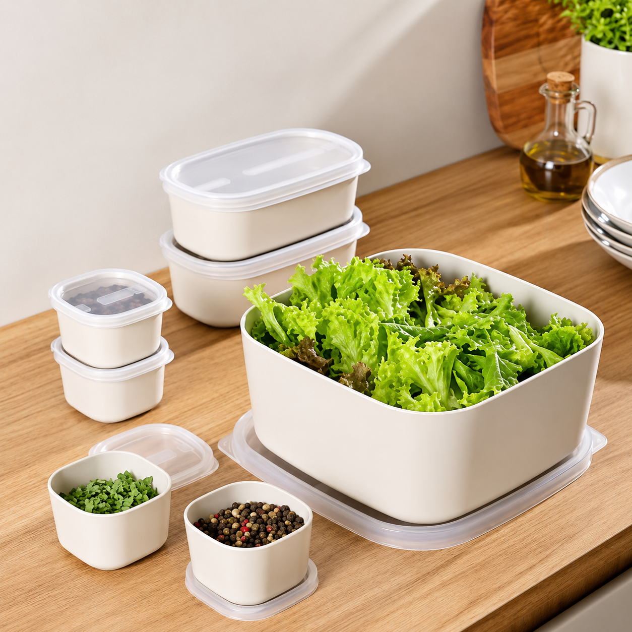 7-Piece Polypropylene Container Set