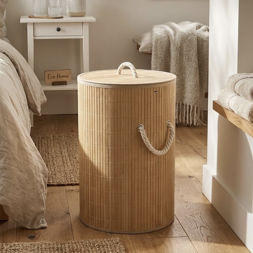 41% off on Avoria Home Bamboo Laundry Basket | OneDayOnly