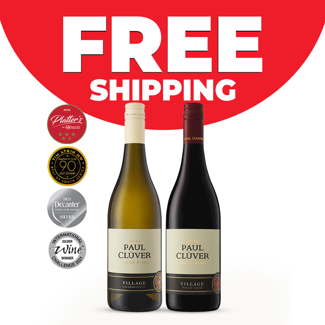 6x Village Chardonnay 2025 or 6x Village Pinot Noir 2025