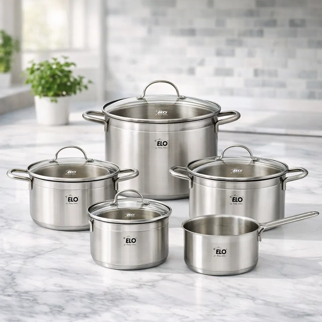 5-Piece Stainless Steel Cookware Set