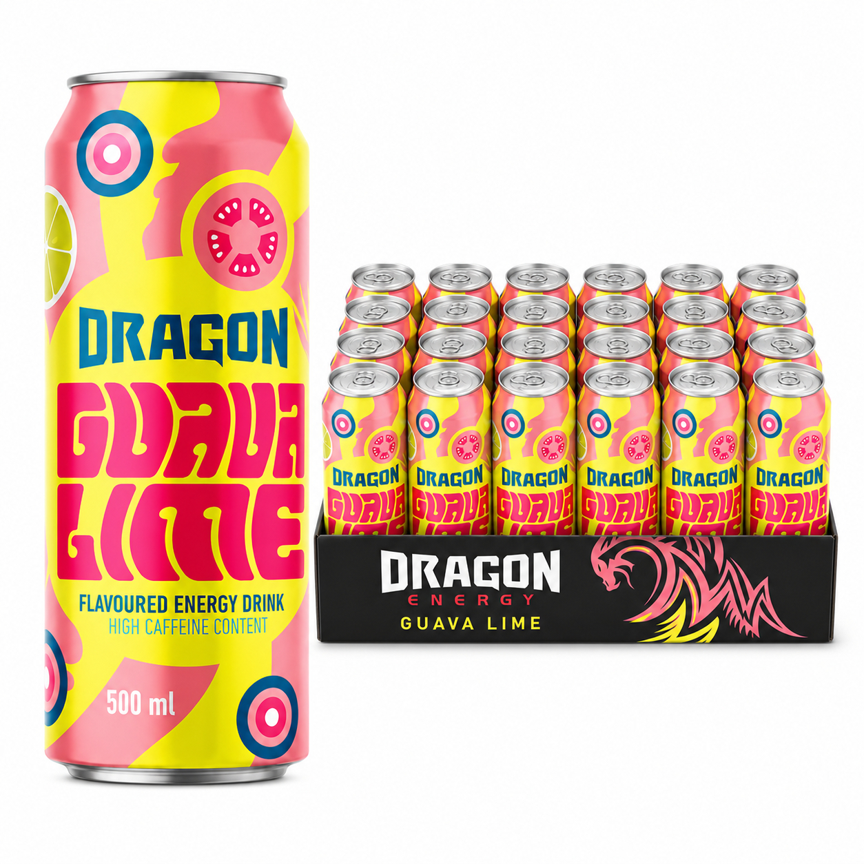 24x 500ml Flavoured Energy Drinks