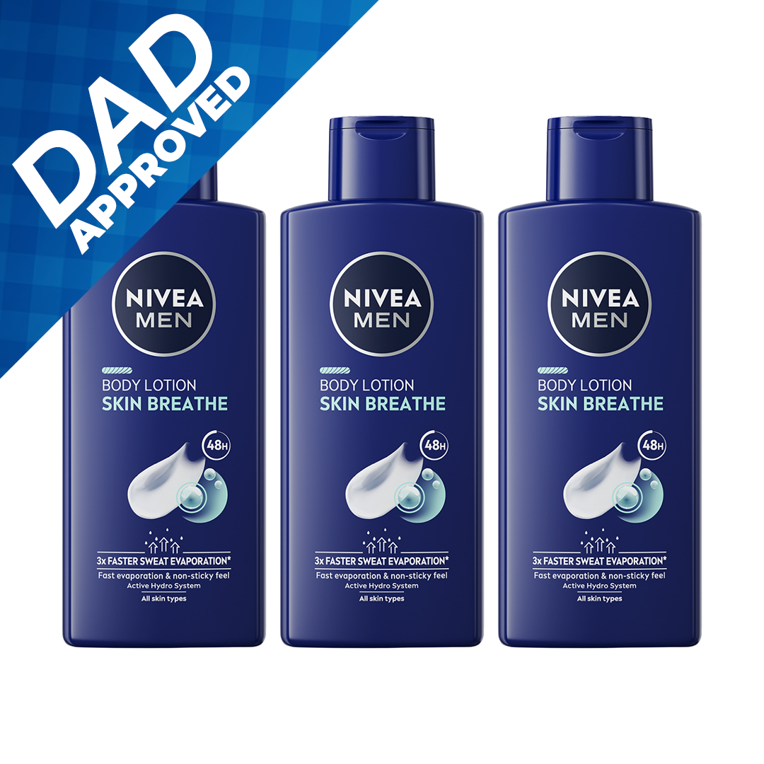 3x 400ml Men's Body Lotions