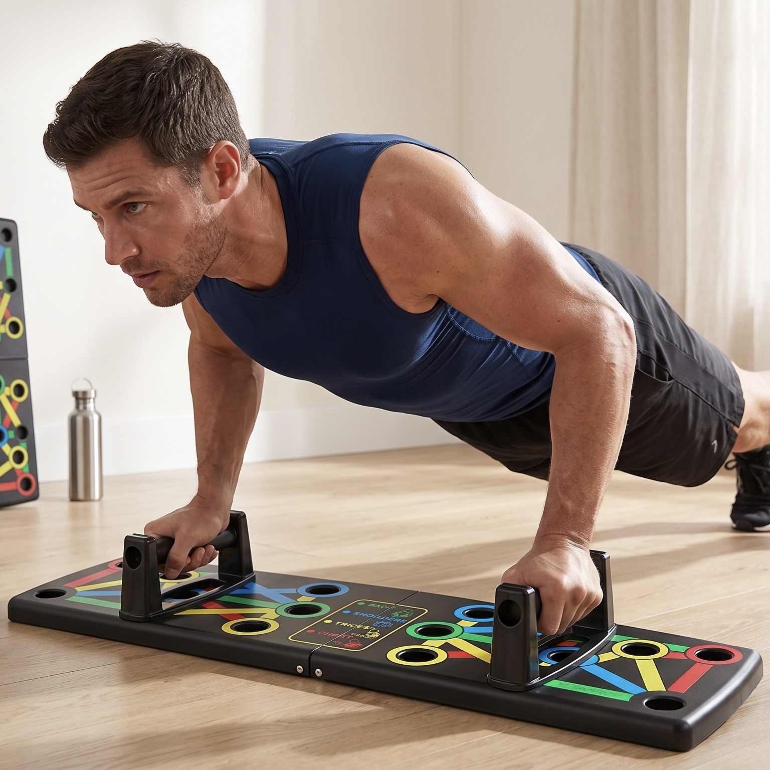 14-in-1 Portable Exercise Board with Handles