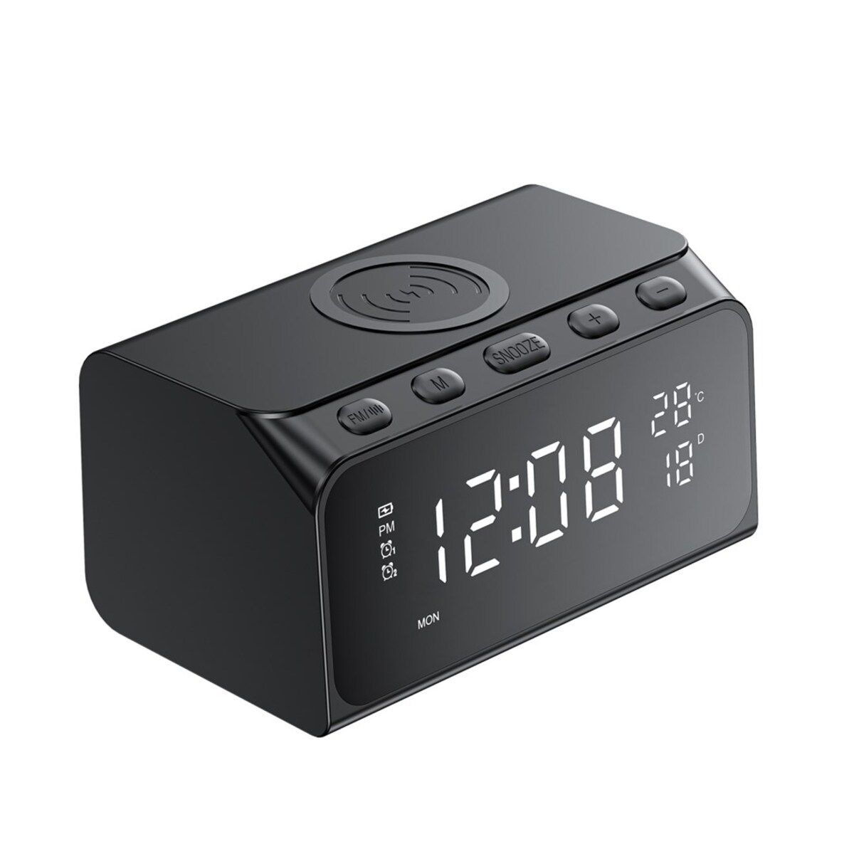 6-in-1 15W Wireless Charger with LED Display