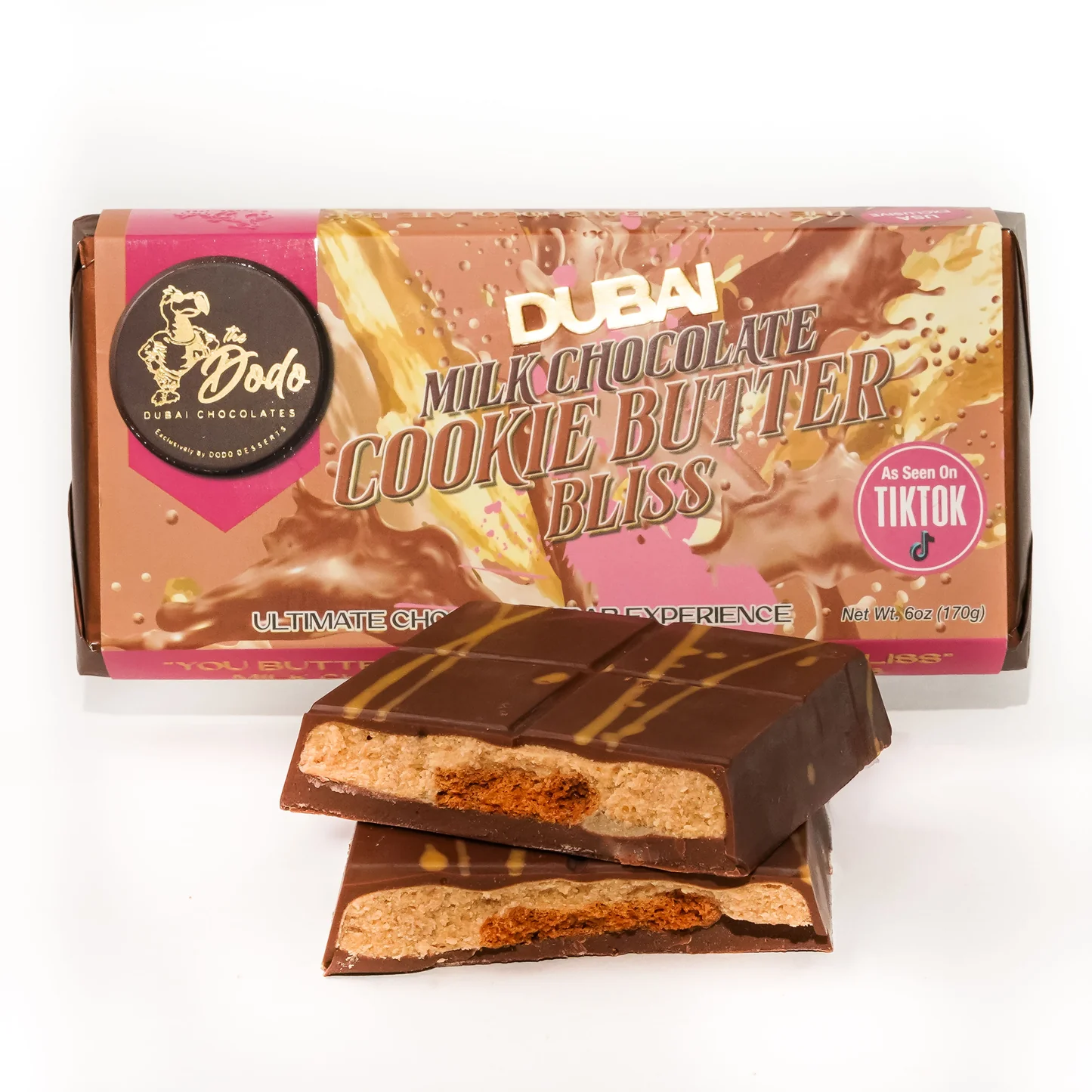170g Milk Chocolate Cookie Butter Bliss - Pack of 2