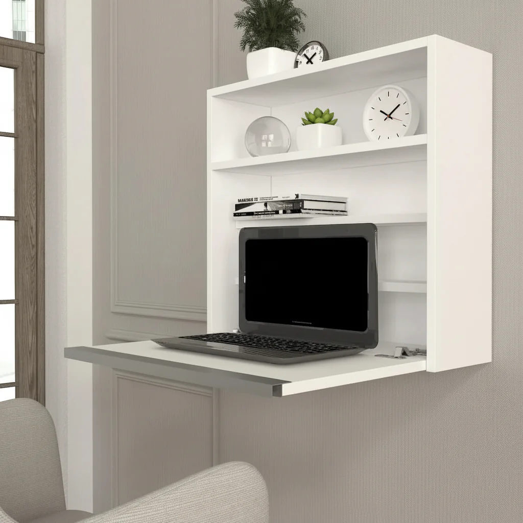 White Violin Laptop Desk