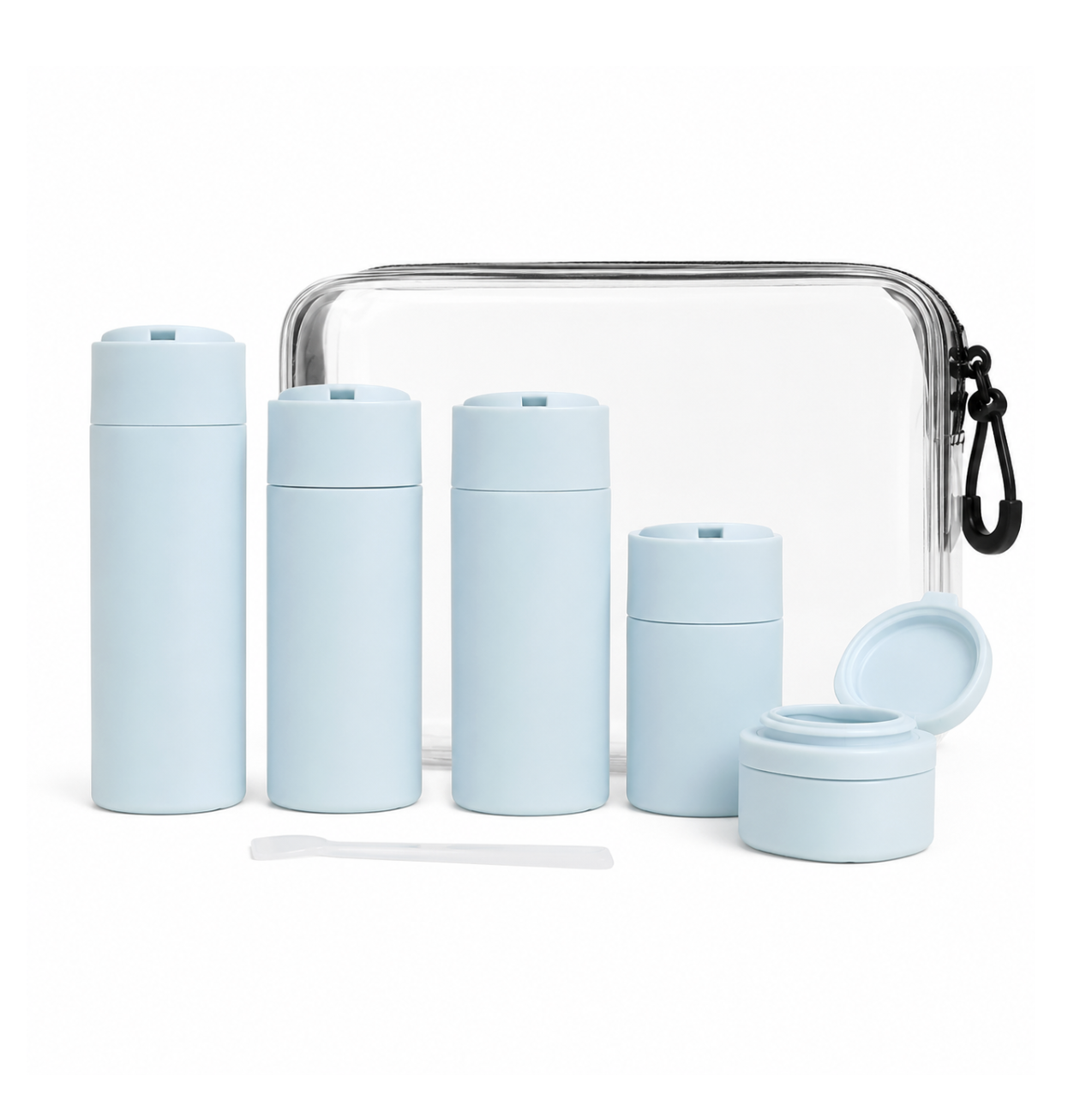その他 Set of 5 bottles 45% off on 5-Piece Travel Bottles with Bag | OneDayOnly