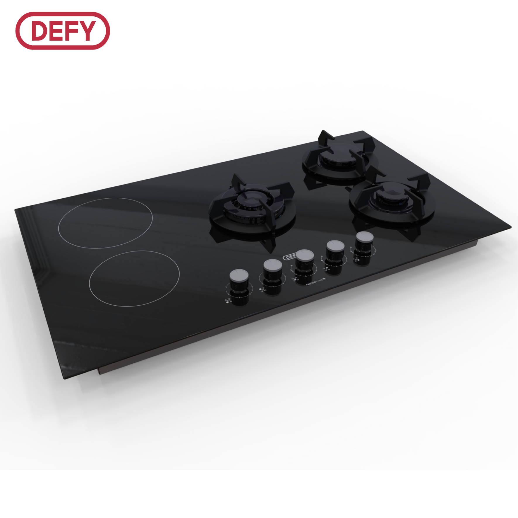 Defy 90cm Hybrid Hob 3 Gas Burner 2 Ceramic Plates (Model: DHG902) — R5999 on OneDayOnly (was R7800)