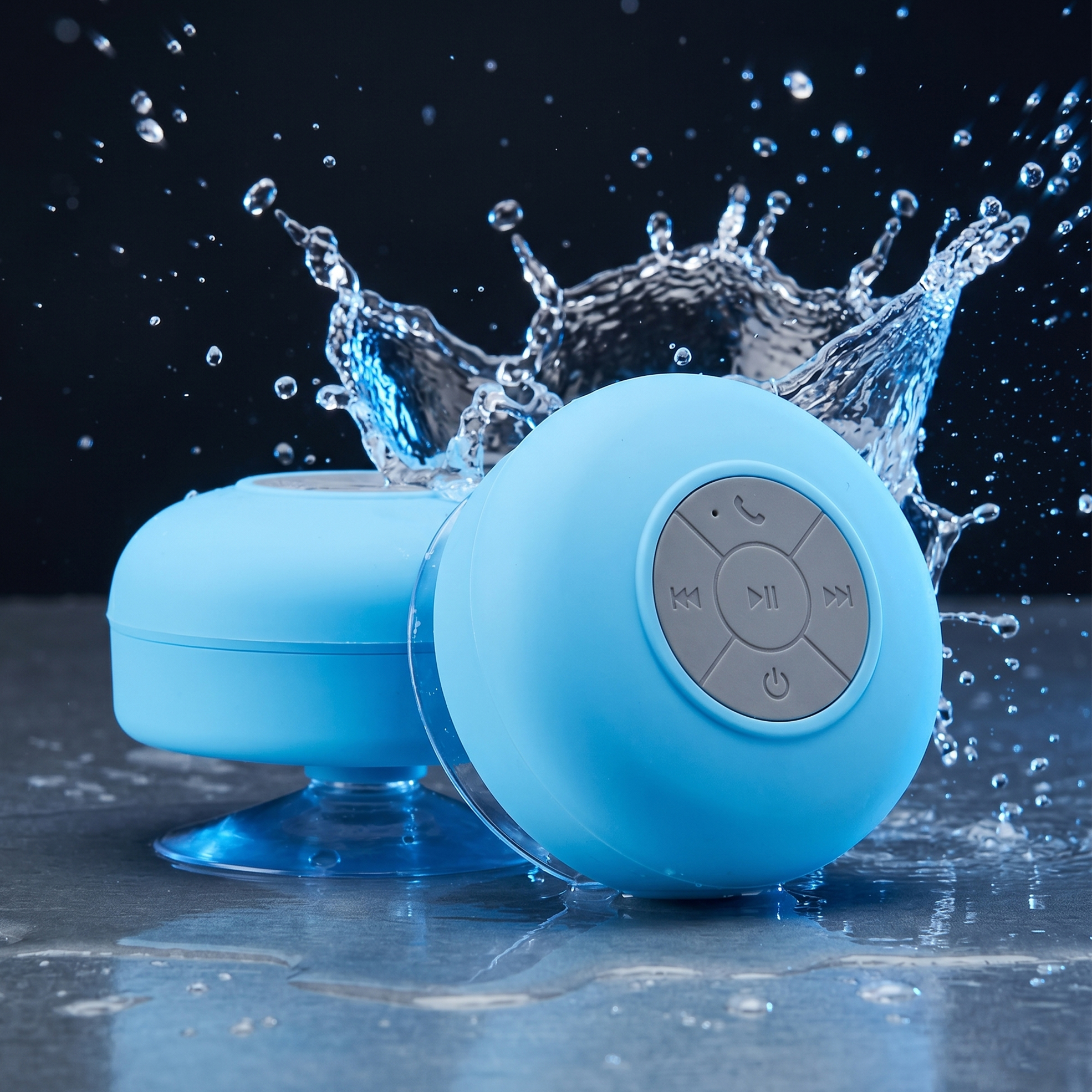 2x Bluetooth Shower Speakers