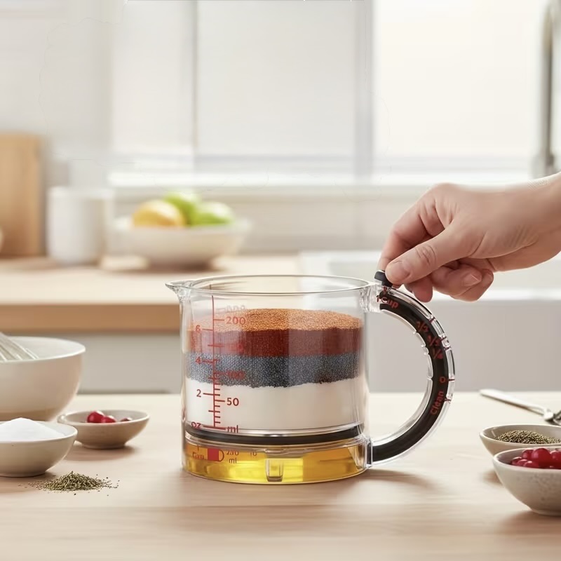 4‑in‑1 Adjustable Measuring Cup