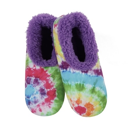 Ladies Peace Out Fleece Slippers