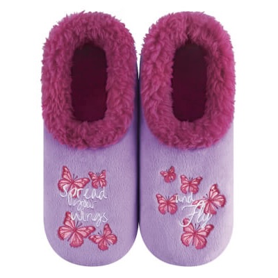 Ladies Spread Your Wings Fleece Slippers