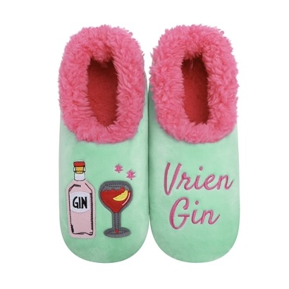 Ladies Vrien Gin Fleece Slippers