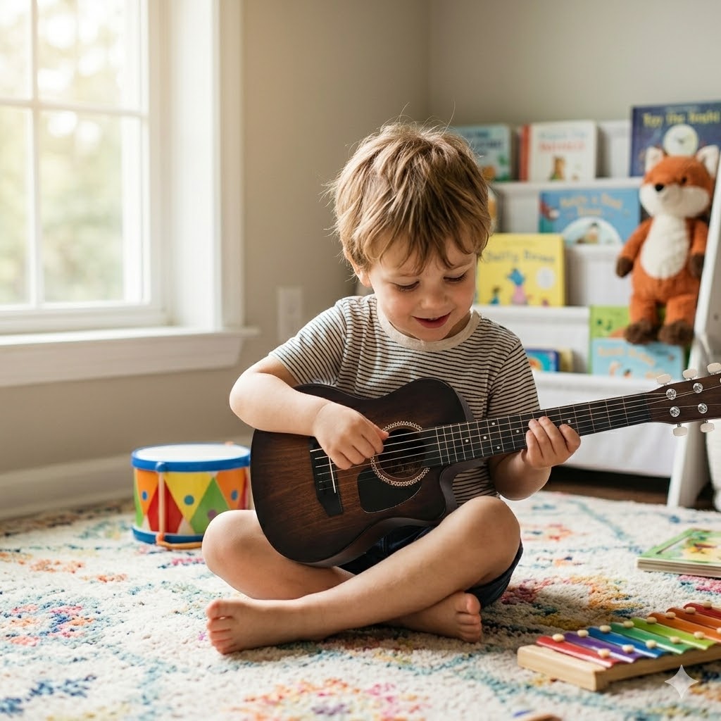 Wooden Acoustic Toy Guitar