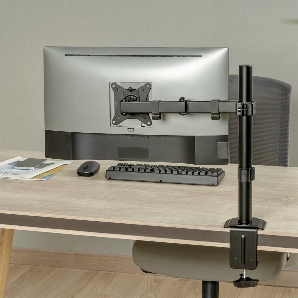 17" - 32" Single Articulating Monitor Desktop Mount