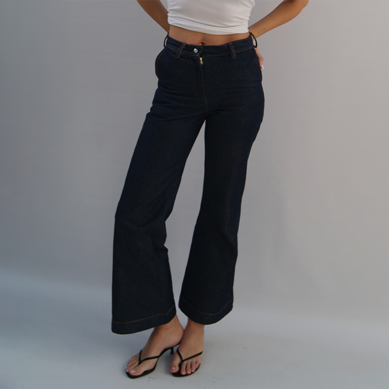 Ladies Heavy Weight Denim Pace Trousers