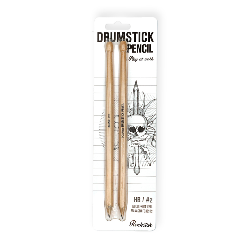 2x Drumstick Pencil Set