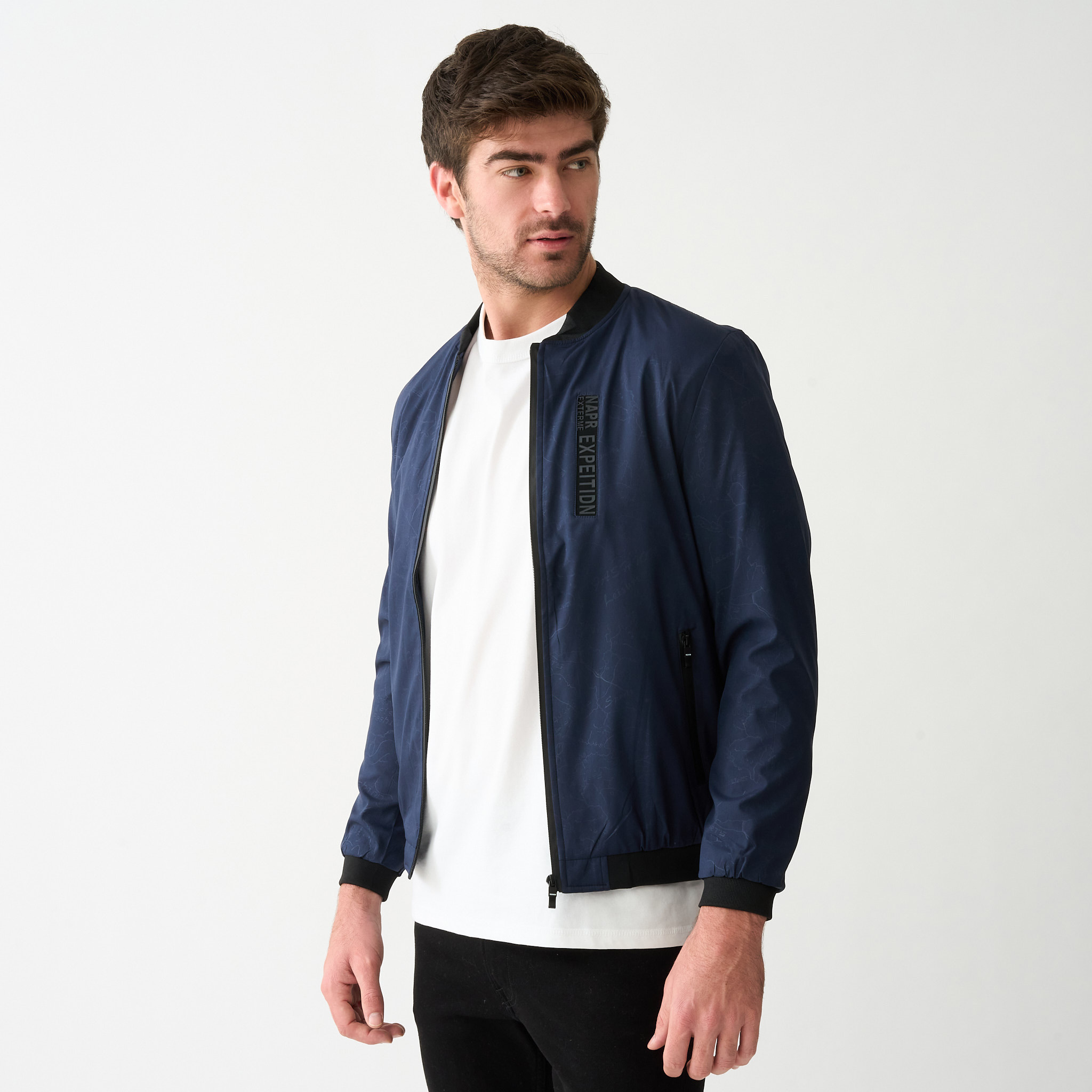 25% off on Men's Faux Fur Lined Bomber Jacket | OneDayOnly