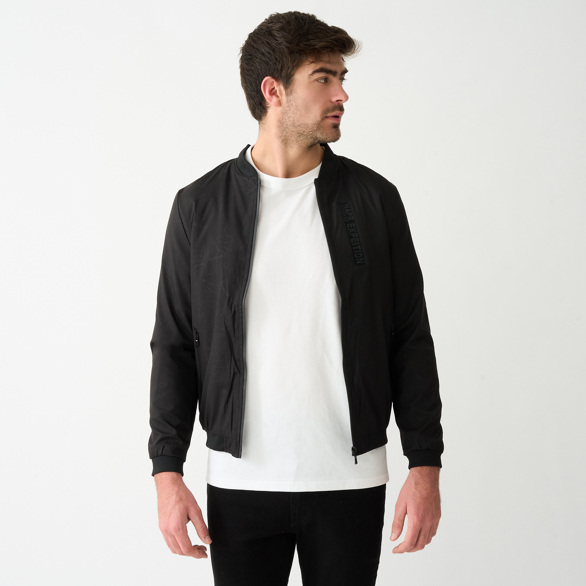 25% off on Men's Faux Fur Lined Bomber Jacket | OneDayOnly