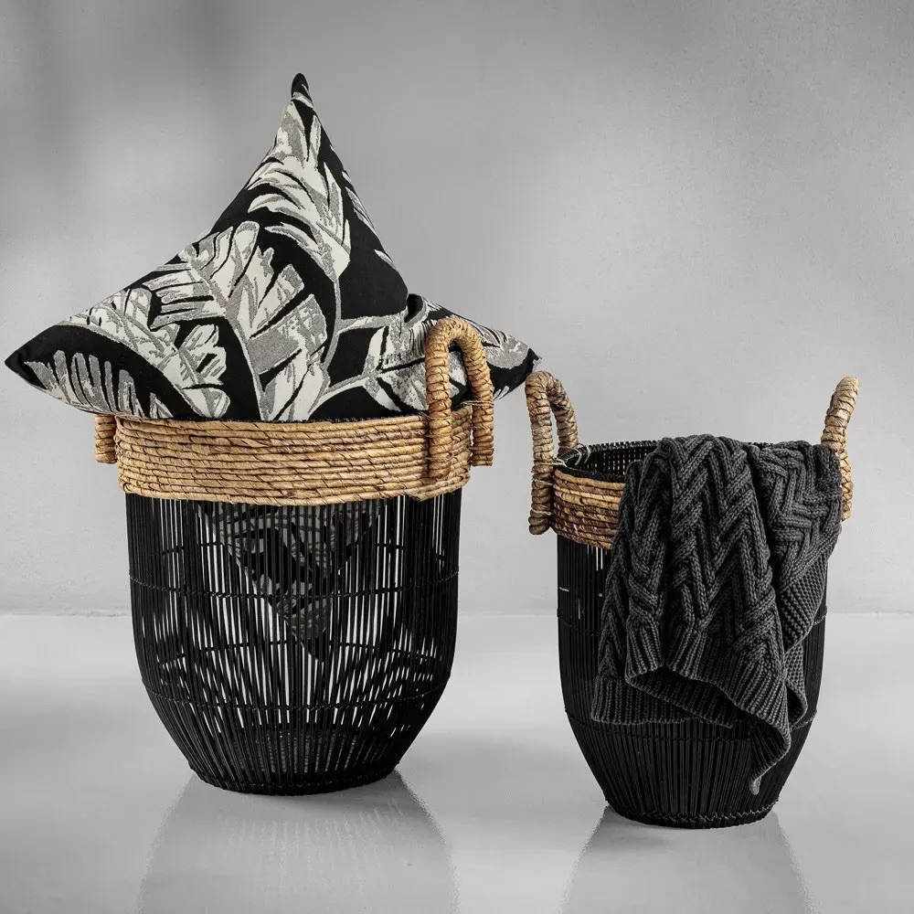 Sabina 2x Hand-Woven Rattan Baskets — R2599 on OneDayOnly (was R3600)