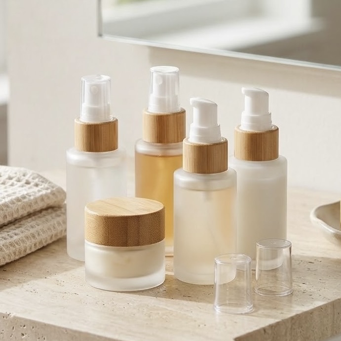 5-Piece Leak-Proof Cosmetic Travel Container Set