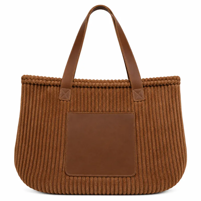 elu.Fleur tote(square)Corduroy Fleur tote (square small elu.Fleur tote(square)Corduroy Fleur tote (square small