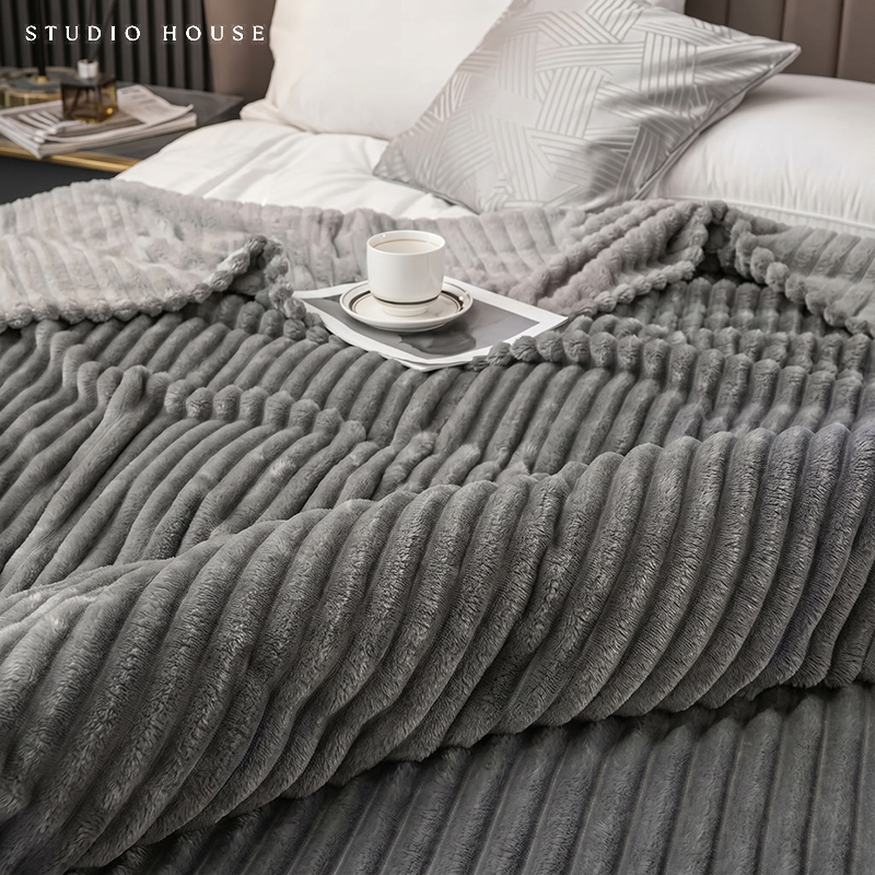 Ultra-Soft Ribbed Blanket